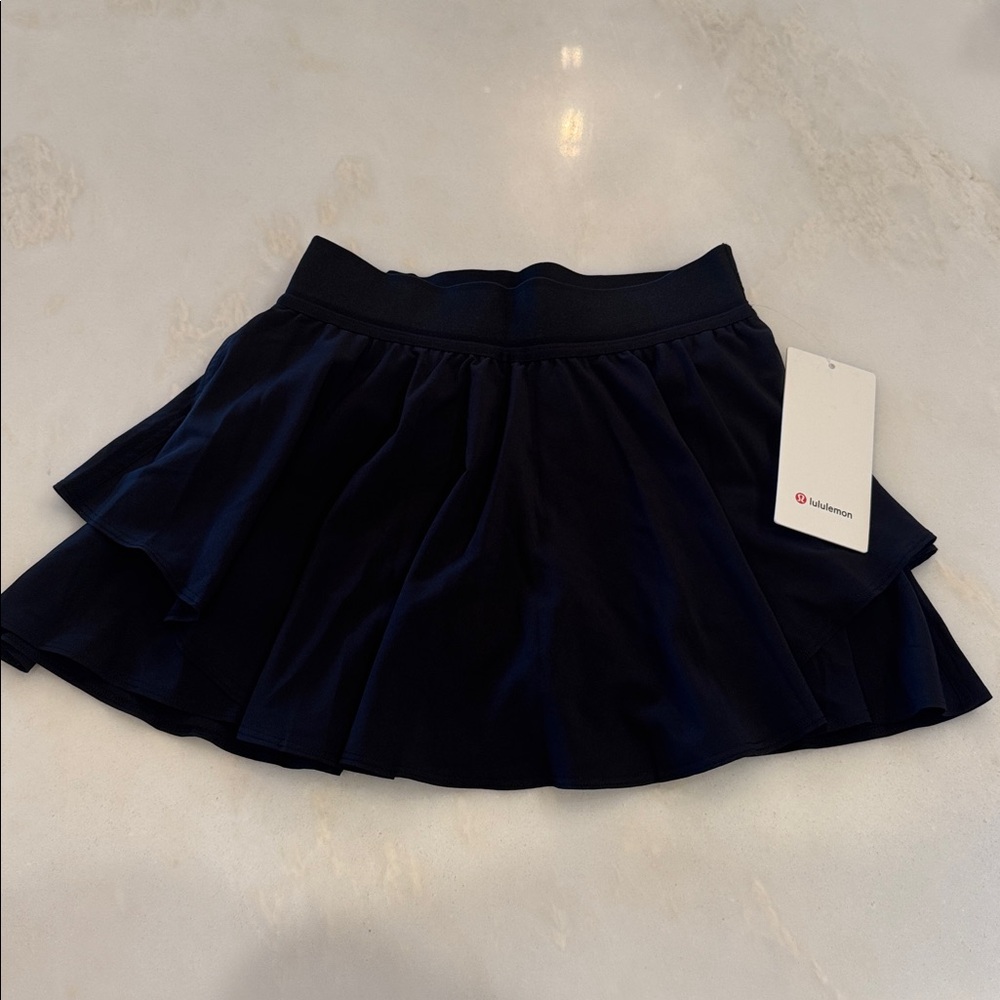 lululemon Court Roval HR Skirt in Black NWT